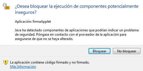 Durante el proceso de tramitaci�n aparecen alertas de seguridad �qu� debo hacer?