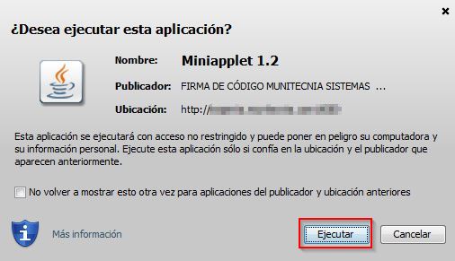 Durante el proceso de tramitaci�n aparecen alertas de seguridad �qu� debo hacer?