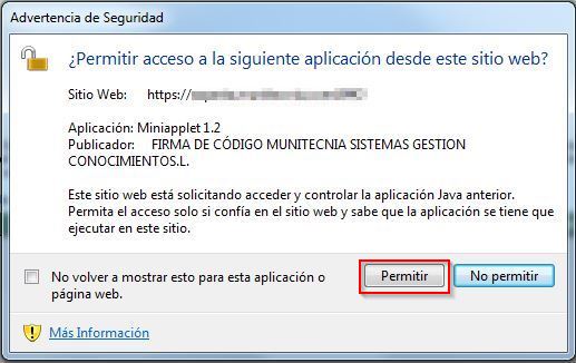 Durante el proceso de tramitaci�n aparecen alertas de seguridad �qu� debo hacer?